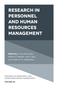 صورة الغلاف: Research in Personnel and Human Resources Management 9781804550465
