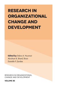 Titelbild: Research in Organizational Change and Development 9781804550946
