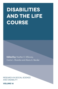 Cover image: Disabilities and the Life Course 9781804552025