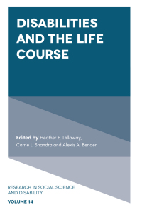 Cover image: Disabilities and the Life Course 9781804552025