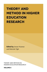 Cover image: Theory and Method in Higher Education Research 9781804553855