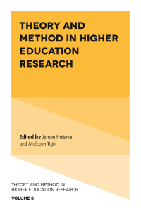 Imagen de portada: Theory and Method in Higher Education Research 9781804553855