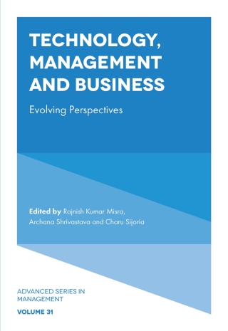 Cover image: Technology, Management and Business 9781804555194