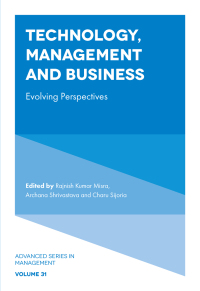 Cover image: Technology, Management and Business 9781804555194