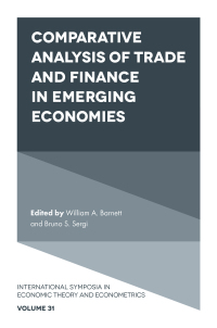Omslagafbeelding: Comparative Analysis of Trade and Finance in Emerging Economies 9781804557594