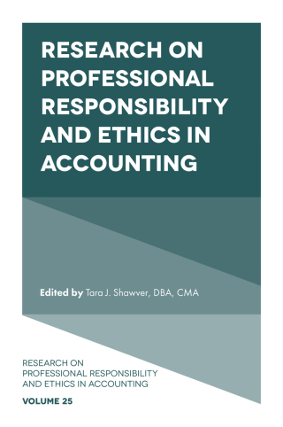 Cover image: Research on Professional Responsibility and Ethics in Accounting 9781804557938