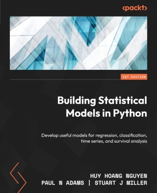 Cover image: Building Statistical Models in Python 1st edition 9781804614280