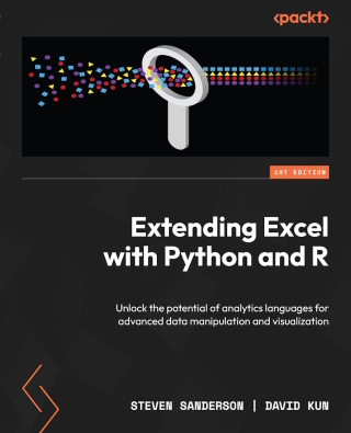 Cover image: Extending Excel with Python and R 1st edition 9781804610695