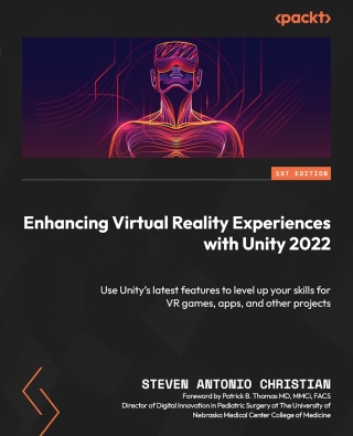 Imagen de portada: Enhancing Virtual Reality Experiences with Unity 2022 1st edition 9781804619537