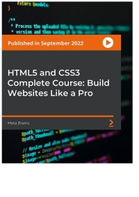 Imagen de portada: HTML5 and CSS3 Complete Course: Build Websites Like a Pro 1st edition 9781804617144