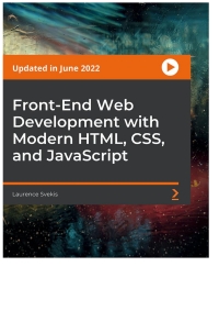 Cover image: Front-End Web Development with Modern HTML, CSS, and JavaScript 1st edition 9781804618172