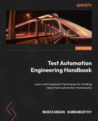 Cover image: Test Automation Engineering Handbook 1st edition 9781804615492
