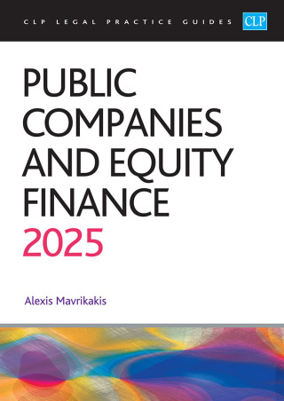 صورة الغلاف: Public Companies and Equity Finance 2025 25th edition 9781805021537