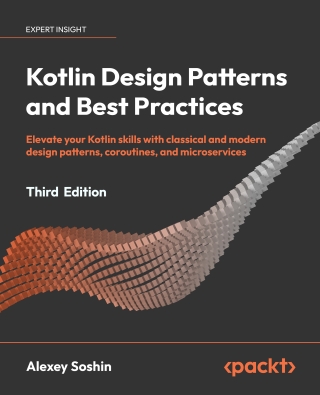 Imagen de portada: Kotlin Design Patterns and Best Practices 3rd edition 9781805127765