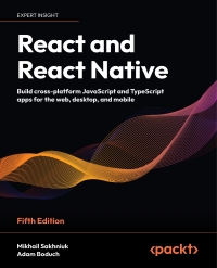 Imagen de portada: React and React Native 5th edition 9781805127307