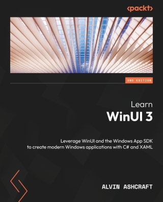 Cover image: Learn WinUI 3 2nd edition 9781805120063