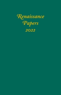Cover image: Renaissance Papers 2022 9781640141643