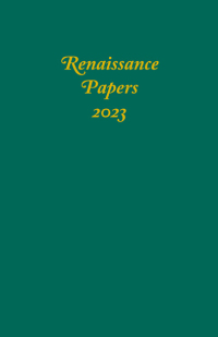 Imagen de portada: Renaissance Papers 2023 9781640141872