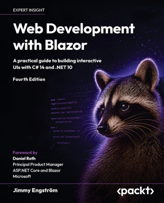 Imagen de portada: Web Development with Blazor 4th edition 9781806112890