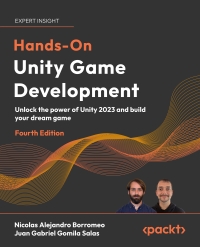 Imagen de portada: Hands-On Unity  Game Development 4th edition 9781835085714