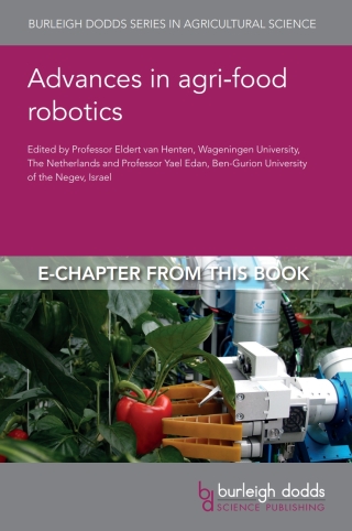 Cover image: Advances in human–robot collaboration in agricultural robotics 6th edition