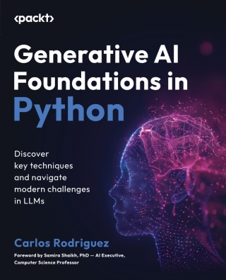 Cover image: Generative AI Foundations in Python 1st edition 9781835460825