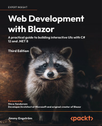 Cover image: Web Development with Blazor 3rd edition 9781835465912