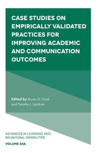 Imagen de portada: Case Studies on Empirically Validated Practices for Improving Academic and Communication Outcomes 9781835492437