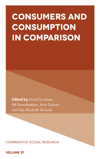 Cover image: Consumers and Consumption in Comparison 9781835493151