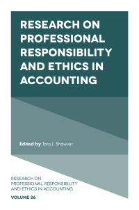 Cover image: Research on Professional Responsibility and Ethics in Accounting 9781835497715
