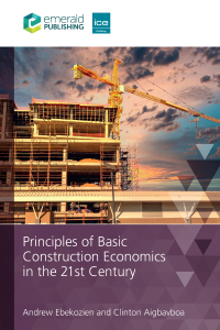 Cover image: Principles of Basic Construction Economics in the 21st Century 9781835498415