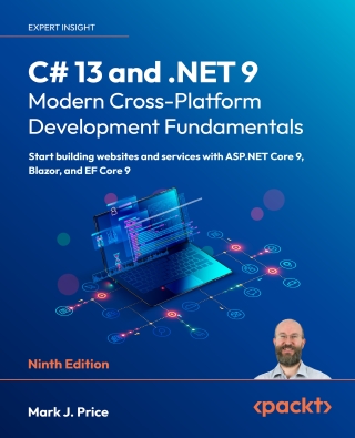 Immagine di copertina: C# 13 and .NET 9 – Modern Cross-Platform Development Fundamentals 9th edition 9781835881224