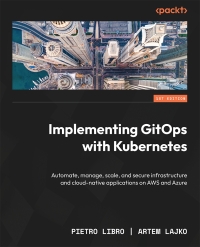 Cover image: Implementing GitOps with Kubernetes 1st edition 9781835884225