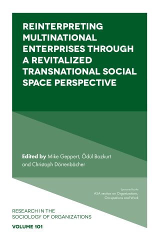 Imagen de portada: Reinterpreting Multinational Enterprises through a Revitalized Transnational Social Space Perspective 9781836081692