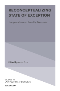 Cover image: Reconceptualizing State of Exception 9781836081999