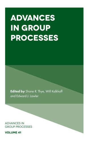 Cover image: Advances in Group Processes 9781836087014