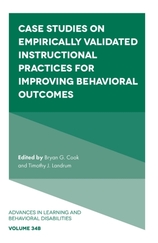 Imagen de portada: Case Studies on Empirically Validated Instructional Practices for Improving Behavioral Outcomes 9781836088653