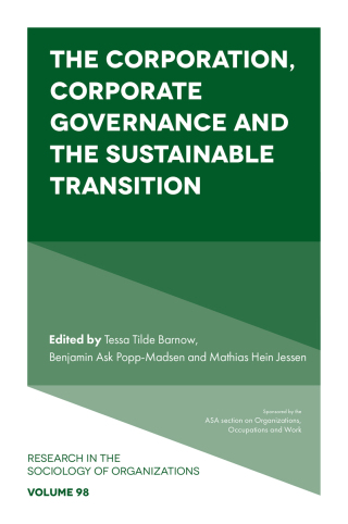 Immagine di copertina: The Corporation, Corporate Governance and the Sustainable Transition 9781836089650