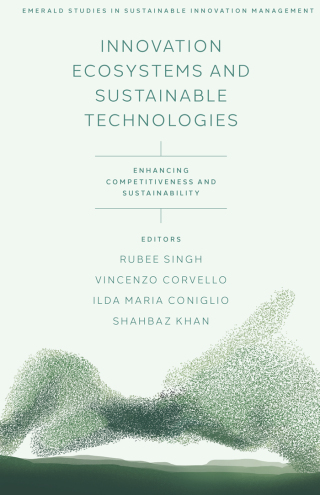 Cover image: Innovation Ecosystems and Sustainable Technologies 9781836623694