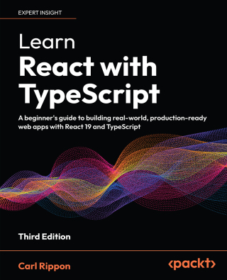 Cover image: Learn React with TypeScript 3rd edition 9781836643173