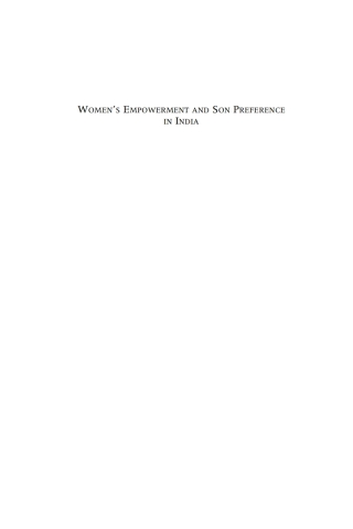 Imagen de portada: Women’s Empowerment and Son Preference in India 1st edition 9781836950080