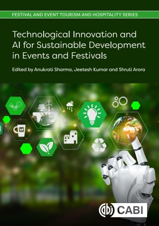 Cover image: Technological Innovation and AI for Sustainable Development in Events and Festivals 9781836990161