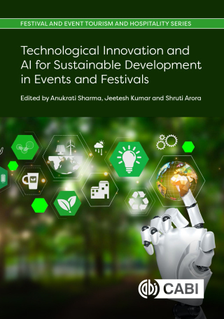 Cover image: Technological Innovation and AI for Sustainable Development in Events and Festivals 9781836990161