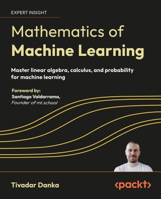 Cover image: Mathematics of Machine Learning 1st edition 9781837027873