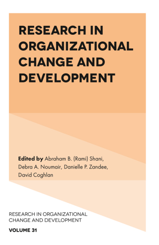 Cover image: Research in Organizational Change and Development 9781837087495