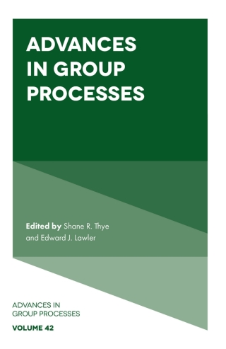 Imagen de portada: Advances in Group Processes 9781837089178