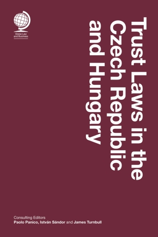 Cover image: Trust Laws in the Czech Republic and Hungary 9781837230068
