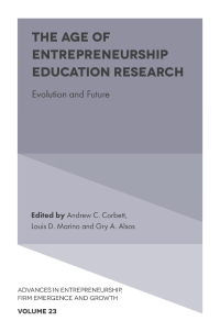 Cover image: The Age of Entrepreneurship Education Research 9781837530571