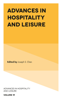Titelbild: Advances in Hospitality and Leisure 9781837530915
