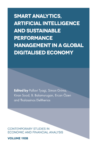 Imagen de portada: Smart Analytics, Artificial Intelligence and Sustainable Performance Management in a Global Digitalised Economy 9781837534173